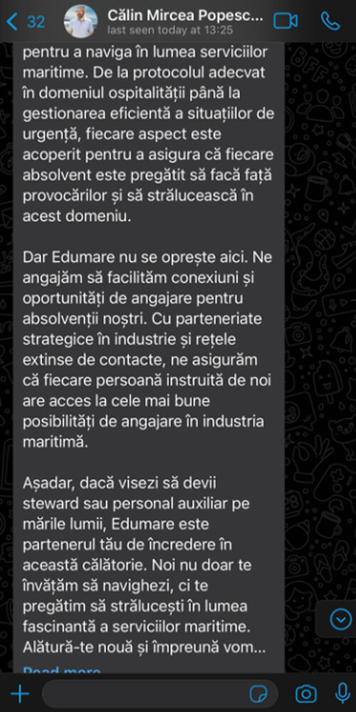 EduMare Cariera Maritima